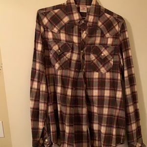 True Religion Western button down tee